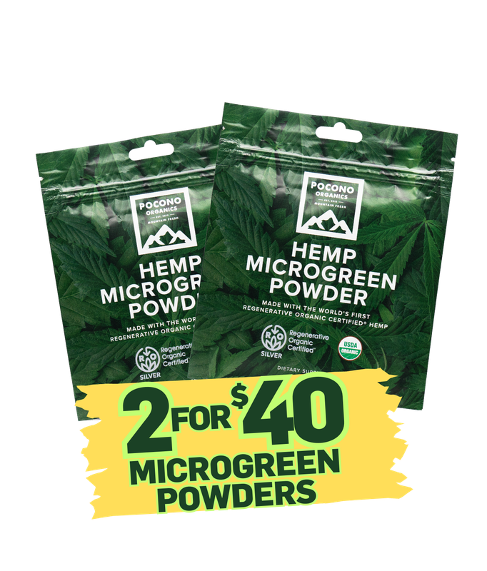 Organic Hemp Microgreen Powder