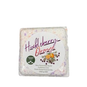 150mg Nano-Particle Bath Bomb, scent: Huckleberry Orange