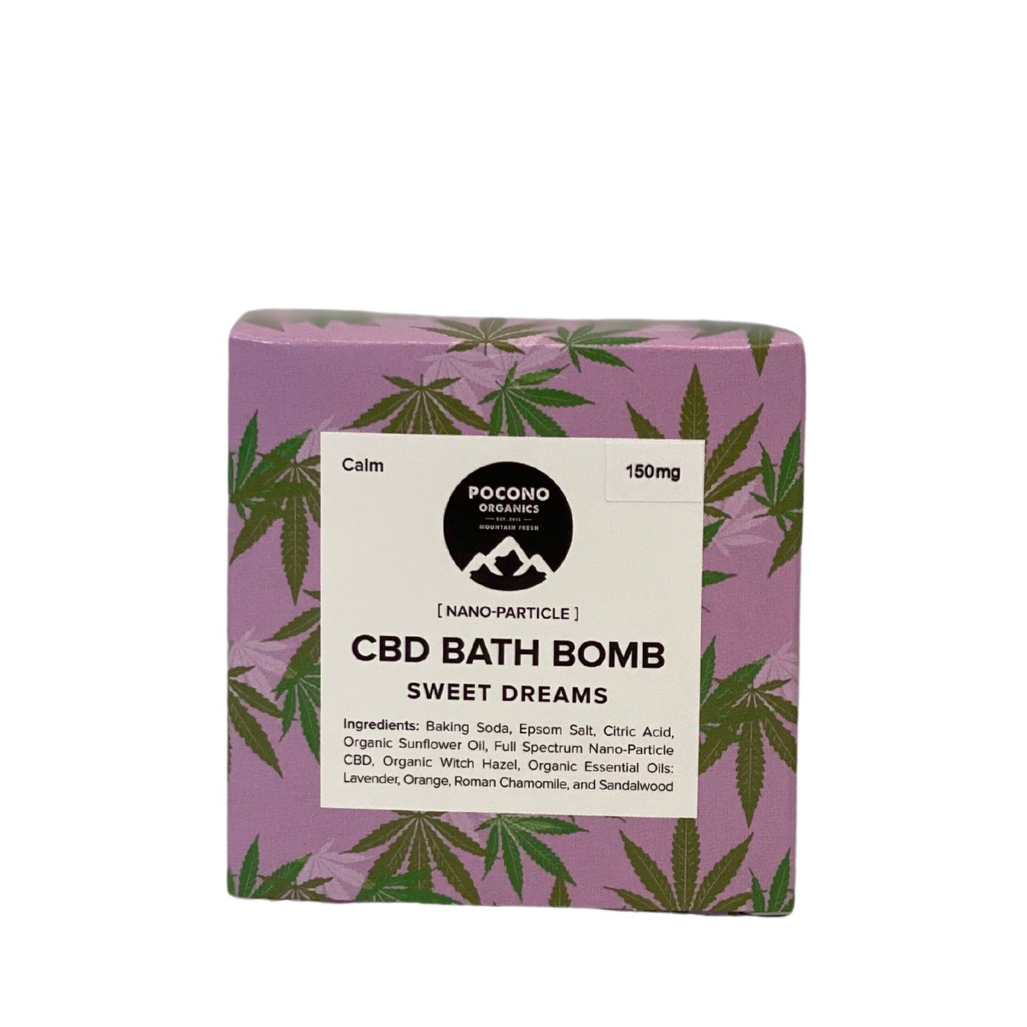 150mg Nano-Particle Bath Bomb, scent: Calm - Sweet Dreams