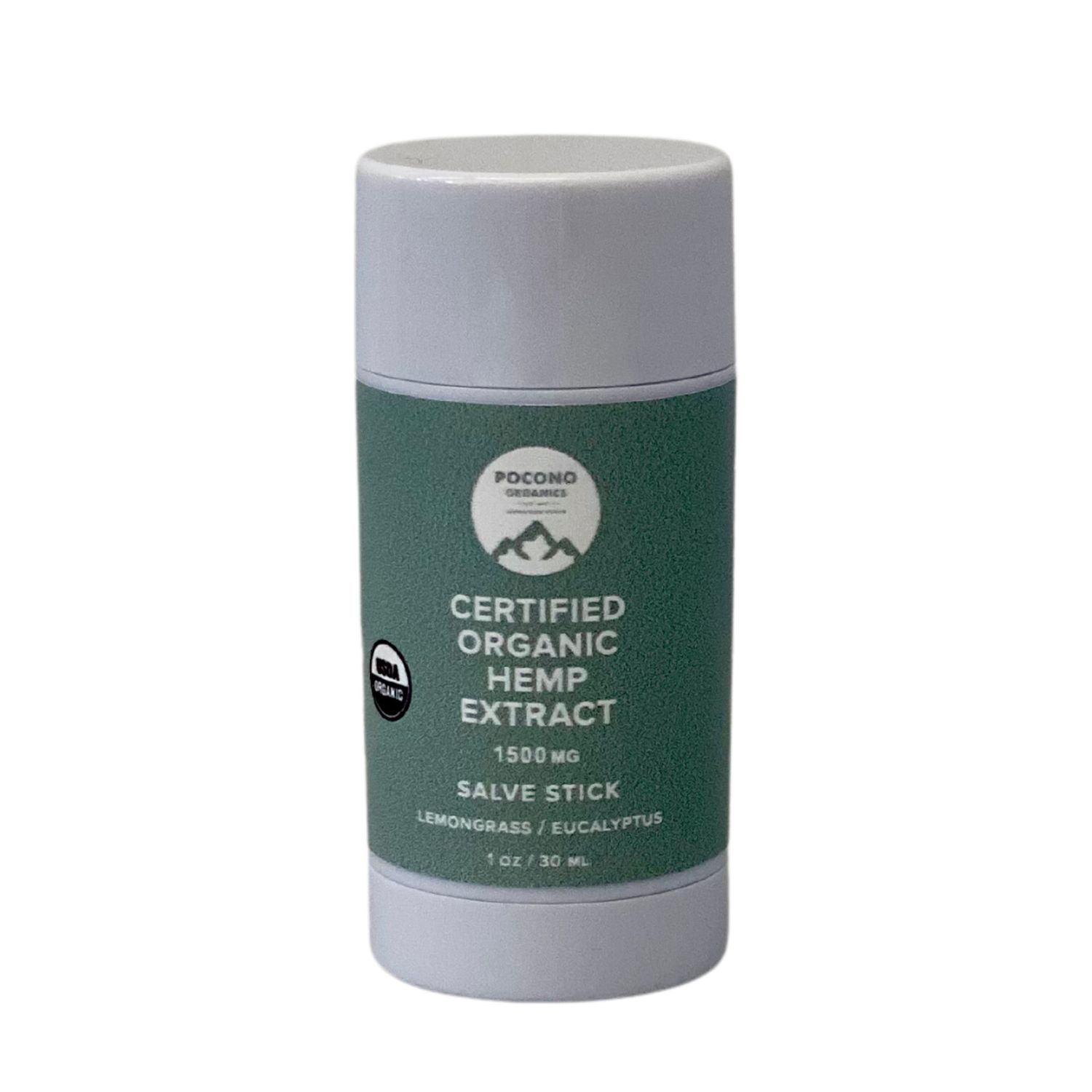 1500mg Salve Stick - Lemongrass Eucalyptus