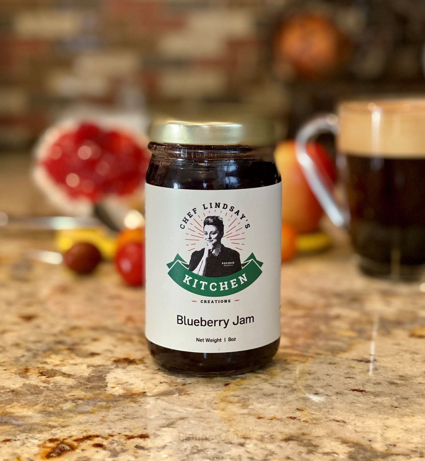 Chef Lindsay's Kitchen Blueberry Jam