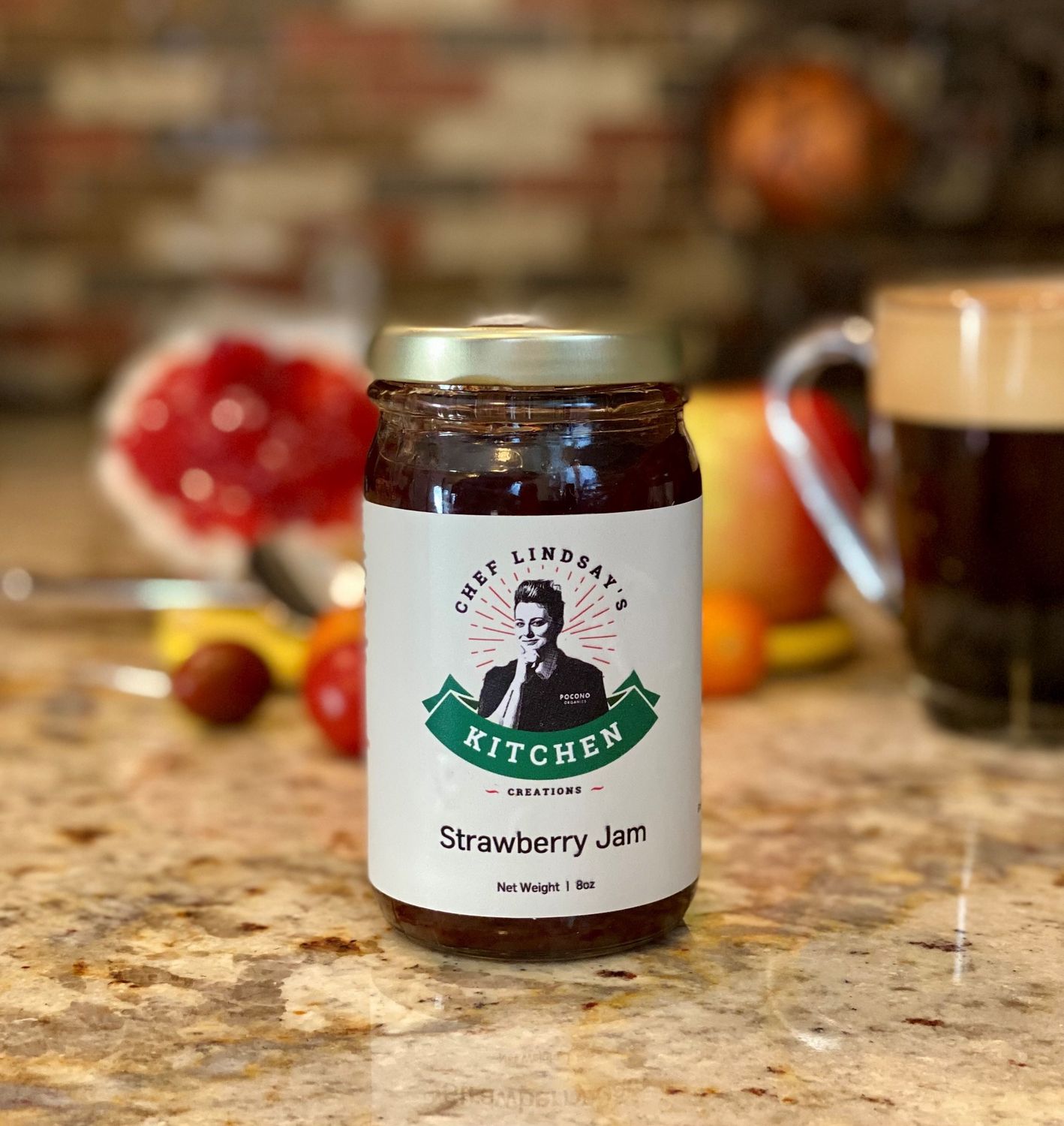 Chef Lindsay's Kitchen Strawberry Jam