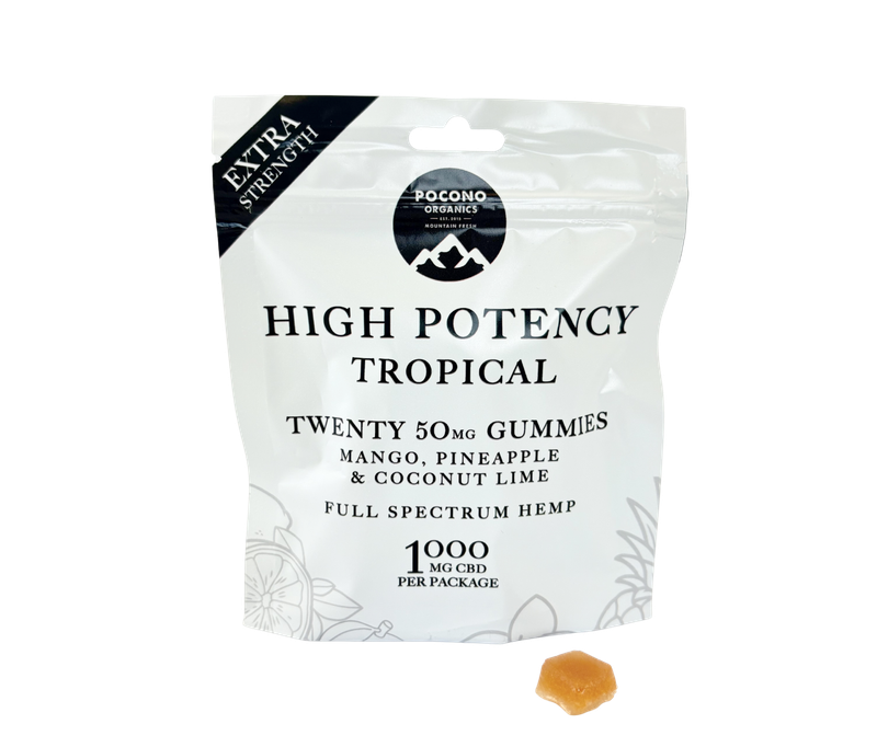 1000mg High Potency Gummies