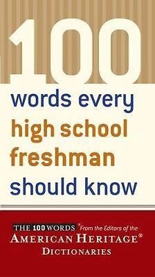 100 words every high school freshman should know