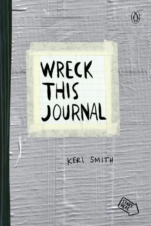 Wreck This Journal ( grey, duct tape)