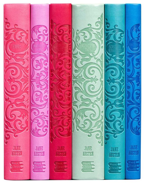 The complete Jane Austen word cloud classics