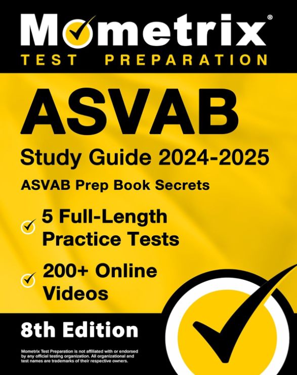 ASVAB - Study Guide 2024-2025 8th Edition