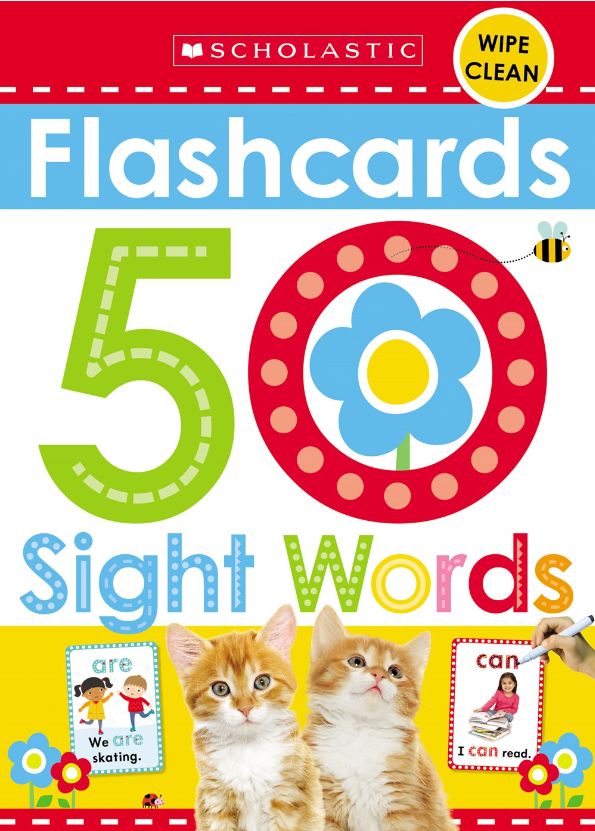 50 Flashcards Sight Words
