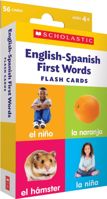 English-Spanish First Words - Flash Cards