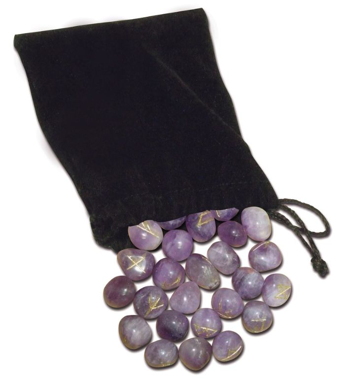 Stone Amethyst Runes