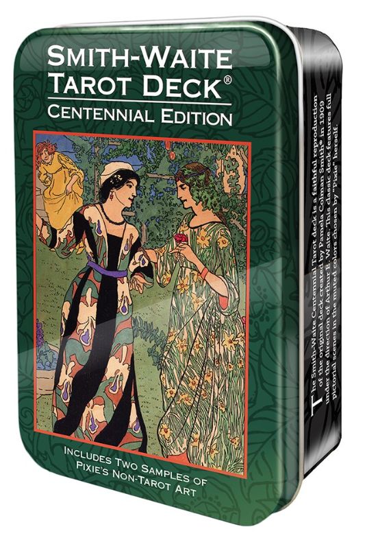 Smith-Waite Tarot Deck in a Tin