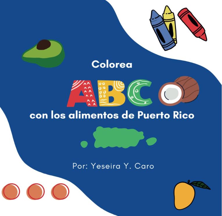 Colorea ABC con los alimentos de Puerto Rico