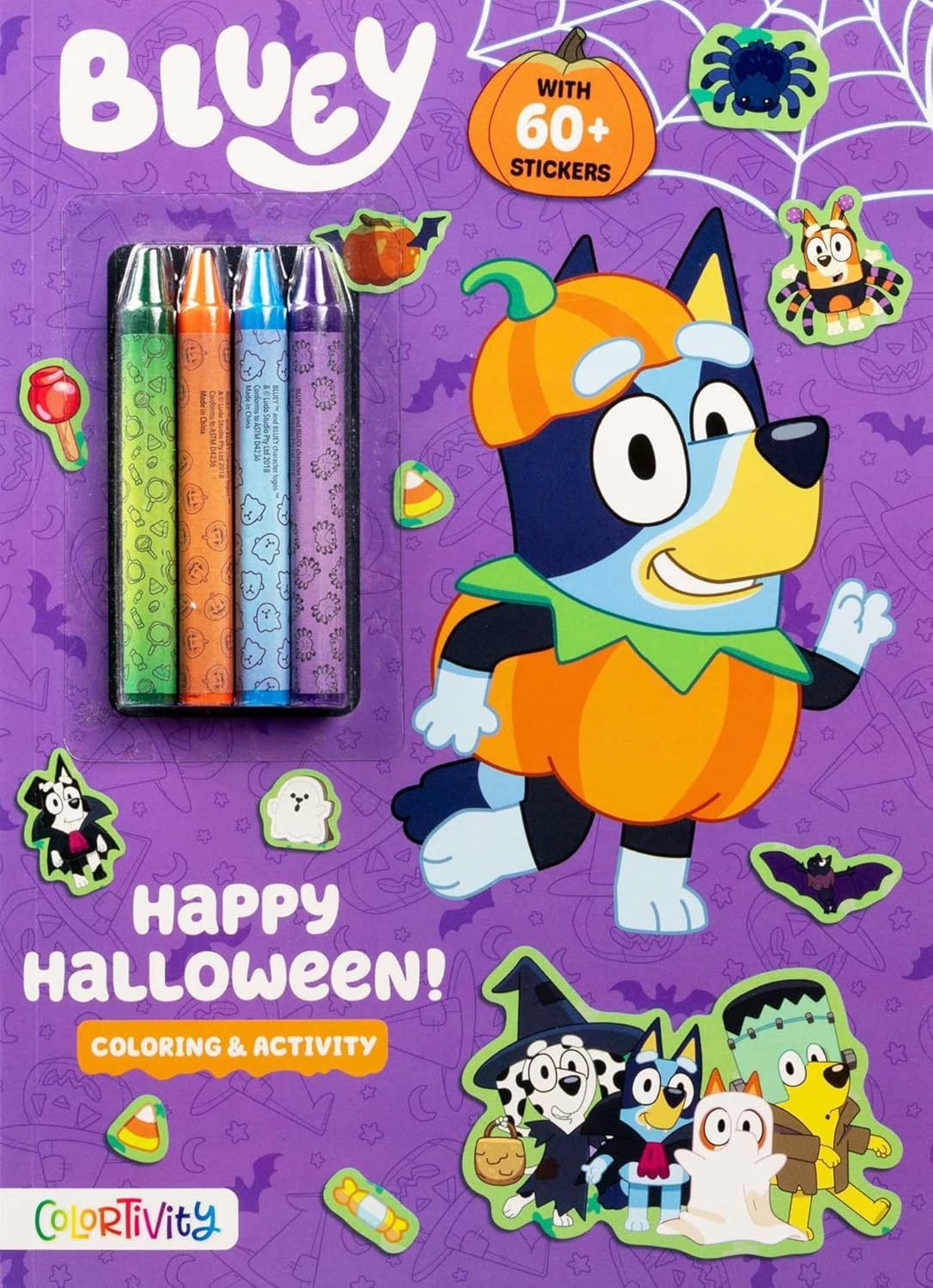 Bluey Happy Halloween (Coloring &amp; activity)