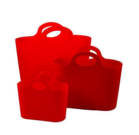 Bolso de Plastico Rojo