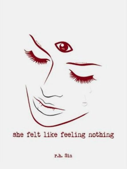 she felt like nothing