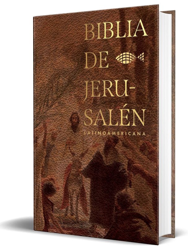 Biblia Católica Biblia de Jerusalén Latinoamericana, tapa dura marrón