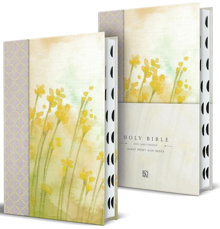 Holly Bible King James Version Giant Print with Index