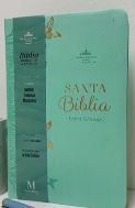 Santa Biblia Reina Valera 1960 - Letra Grande Verde turqueza