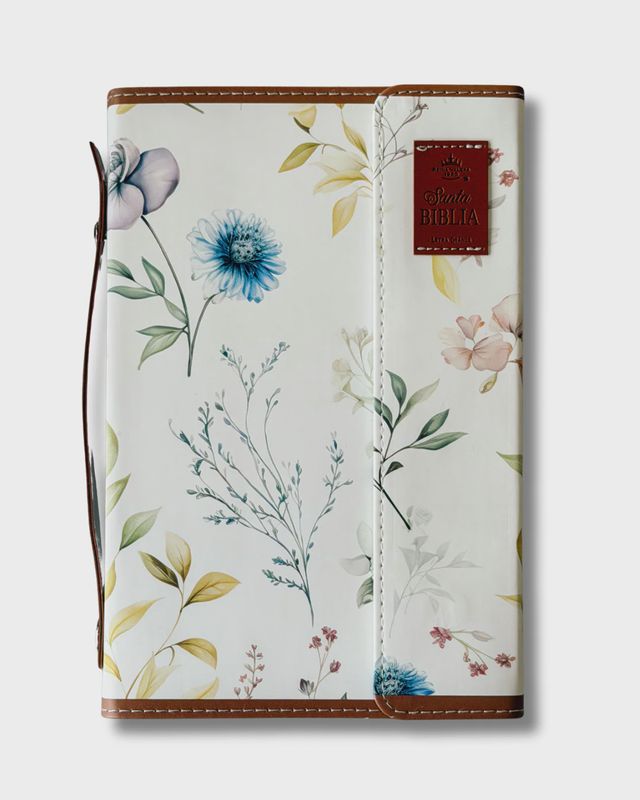 Biblia ideal RVR60 | Floreada solapa