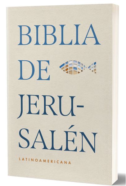 Biblia Católica Biblia de Jerusalén Latinoamericana edición económica rústica marrón arena