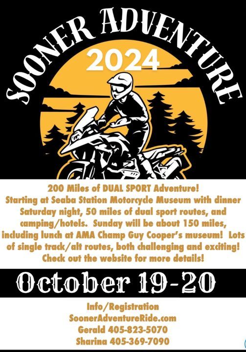 Sooner Adventure Ride Entry