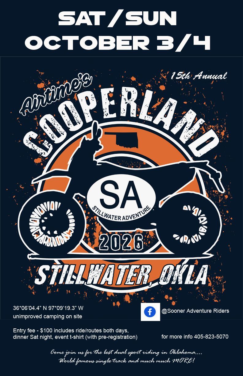 Sooner Adventure Ride Entry Sooner Adventure Ride Entry