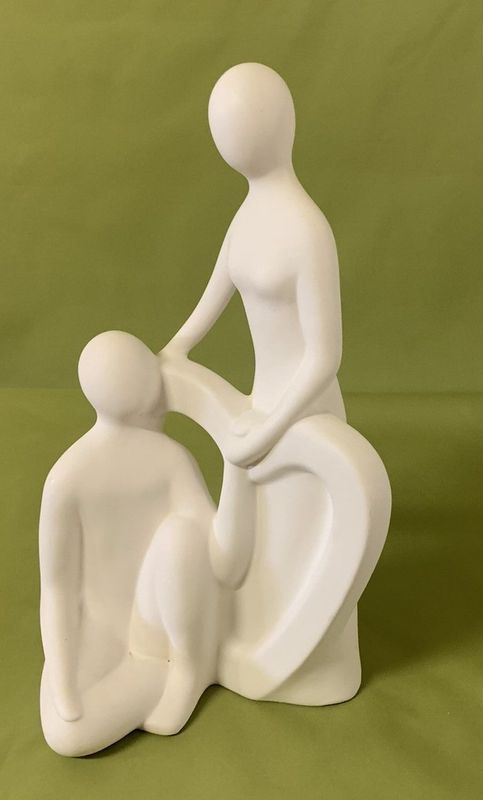 Francis Skulptur "Paar Herzlich"