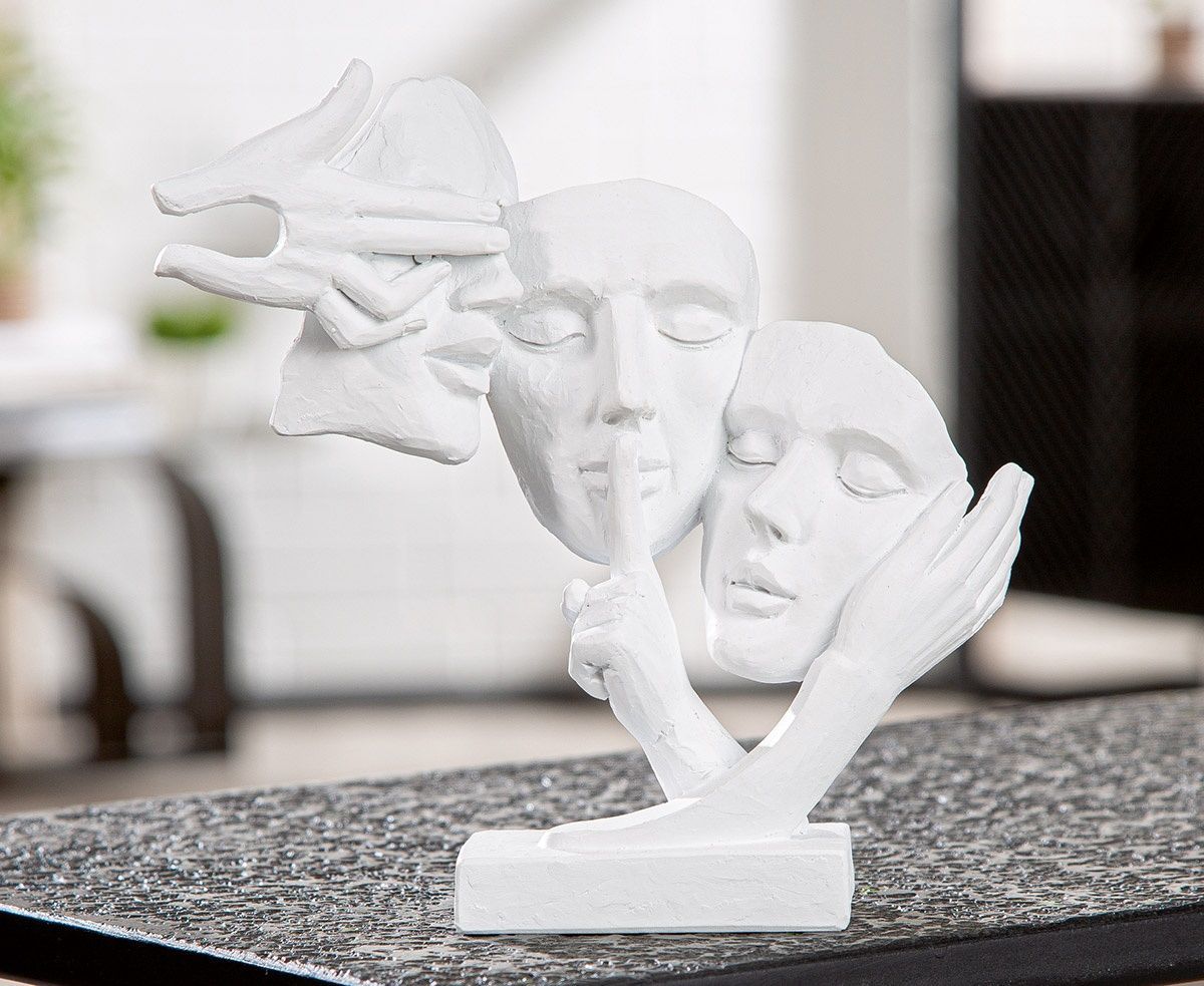 Skulptur, Person, "Nicht sehen, reden, hören"