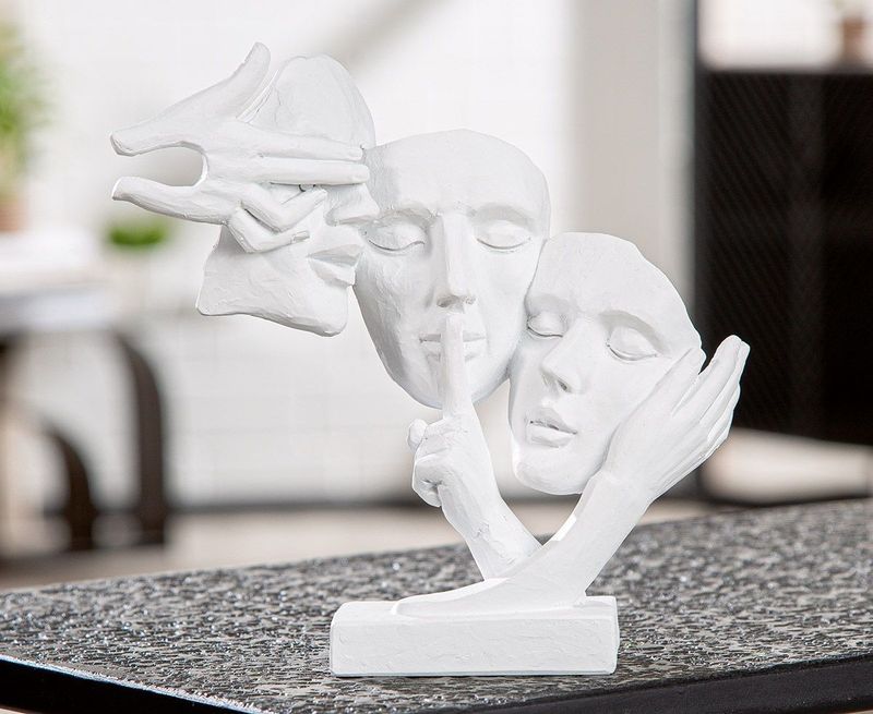 Skulptur, Person, Skulptur, Person, "Nicht sehen, reden, hören"