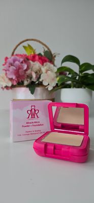 RVR COSMETIC MIRACLE MICRO POWDER + FOUNDATION -IVORY