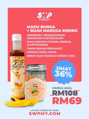 MADU BUNGA PERCUMA BUAH MANGGA KERING 150G