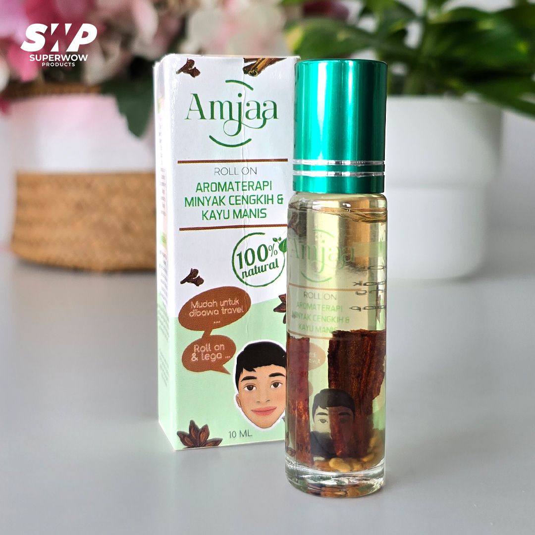 AMJAA MINYAK AROMATERAPI CENGKIH &amp; KAYU MANIS