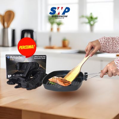 (BUNDLE) BBQ PAN PERCUMA SARUNG TANGAN GETAH