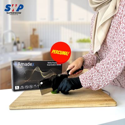 PAPAN PEMOTONG PERCUMA SARUNG TANGAN GETAH