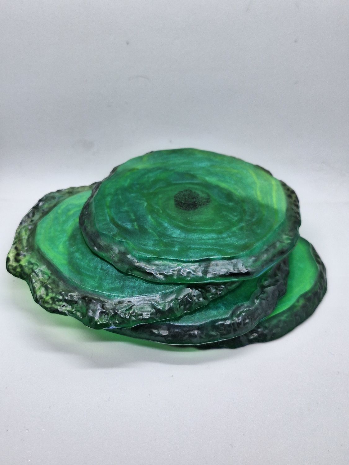 Green Opal Coaster (Set of 4)