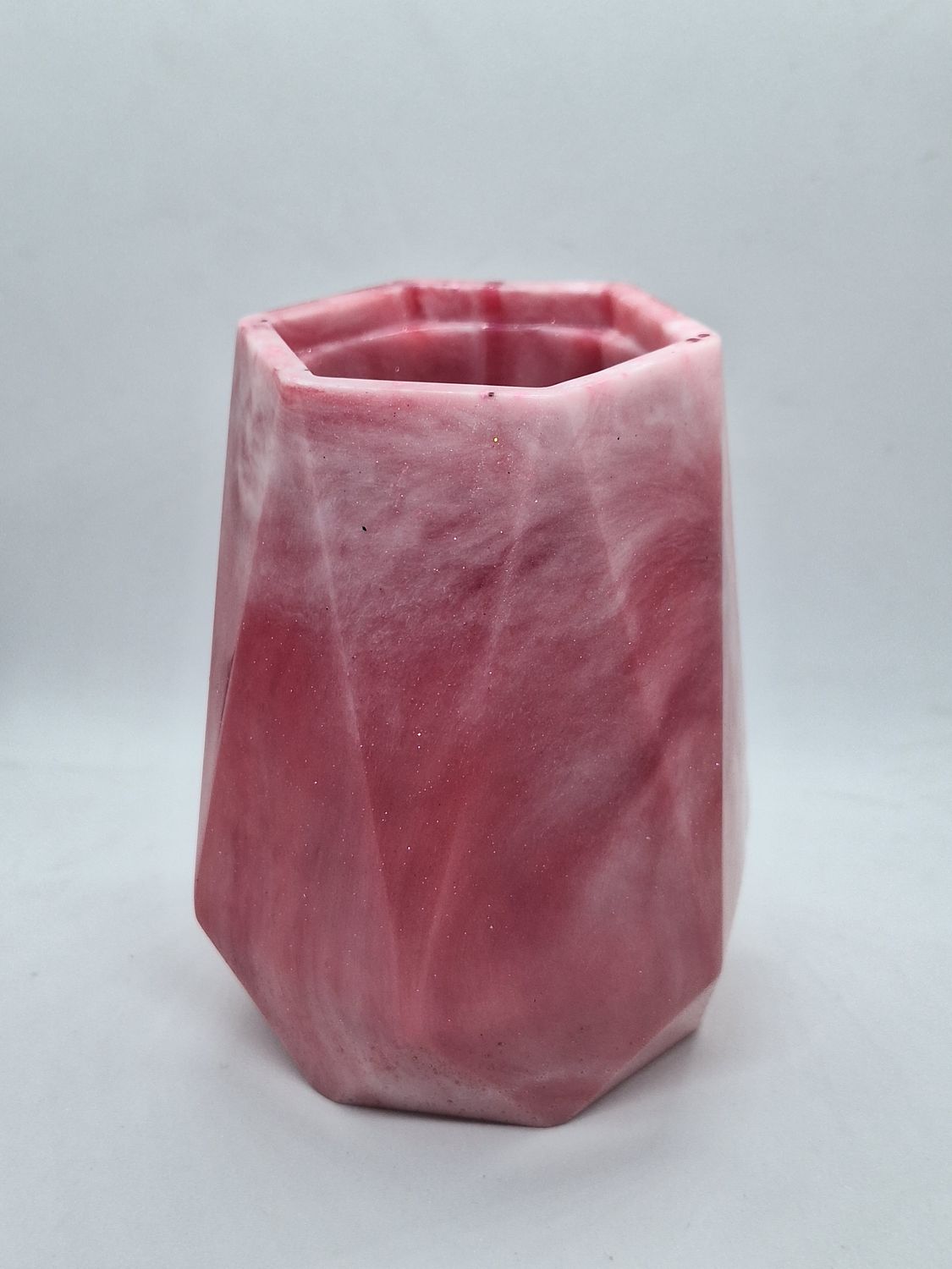 Pink Resin Vase