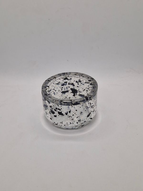 Transparent Speckled Jewellery Box