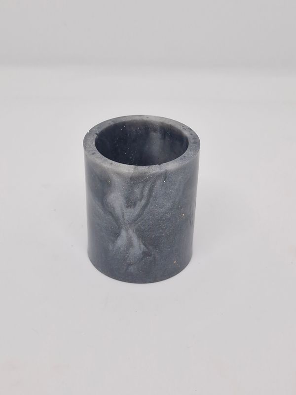 Shimmering Grey Pencil Holder