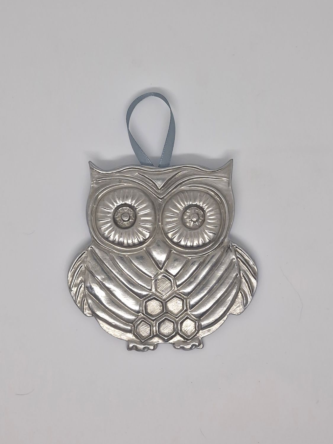 Decorative Hanging Pewter Owl