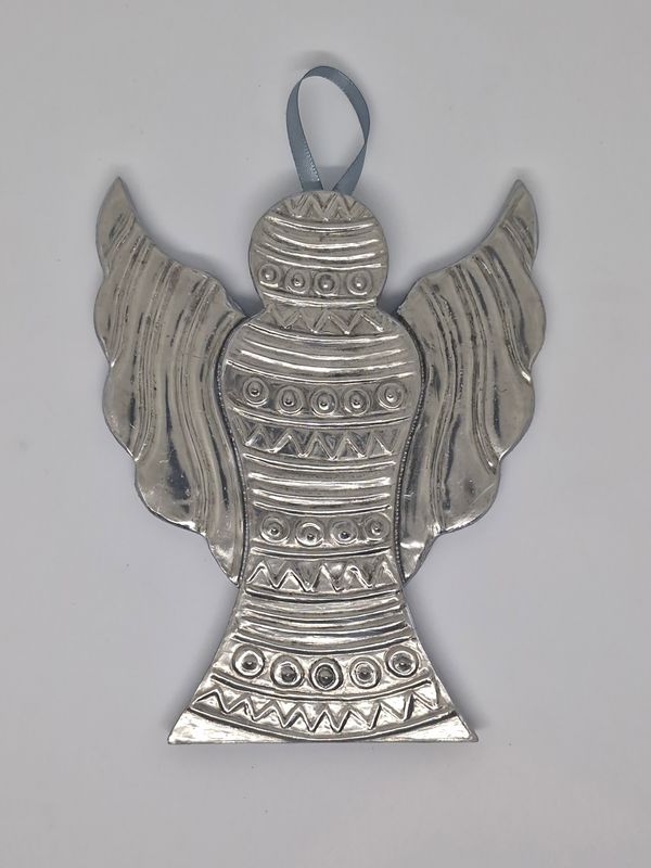 African Inspired Pewter Angel