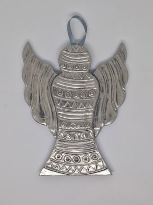 African Inspired Pewter Angel