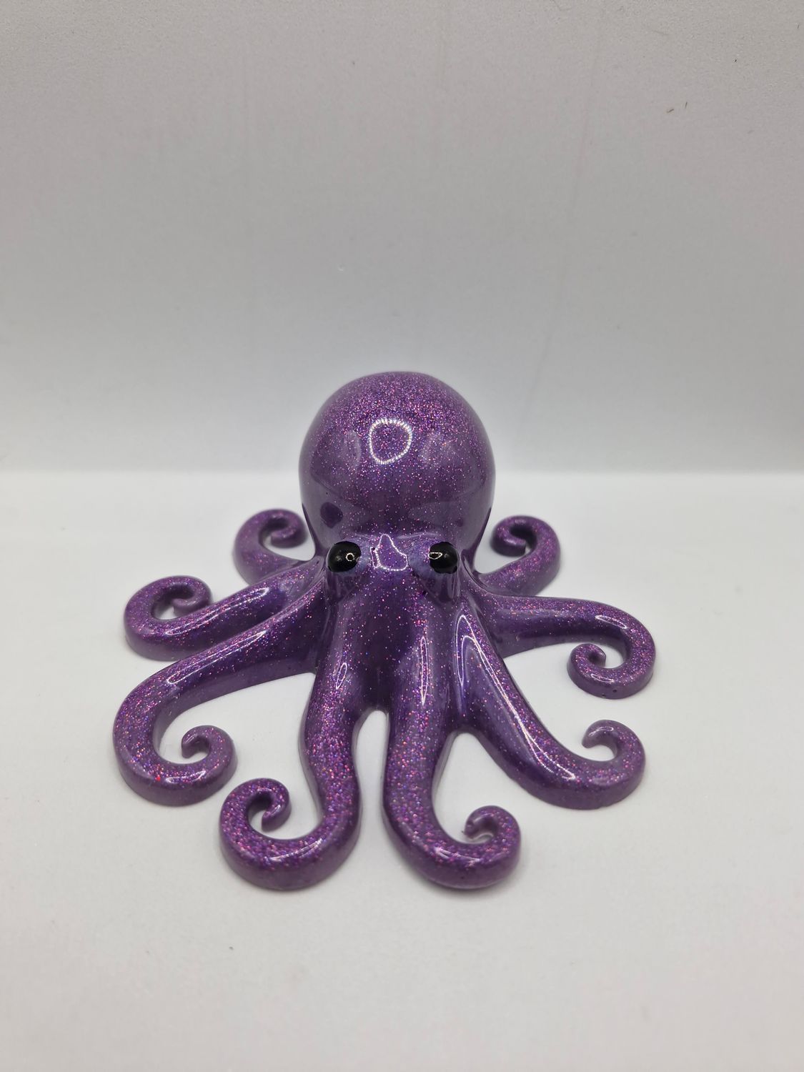 Purple Shine Resin Octopus