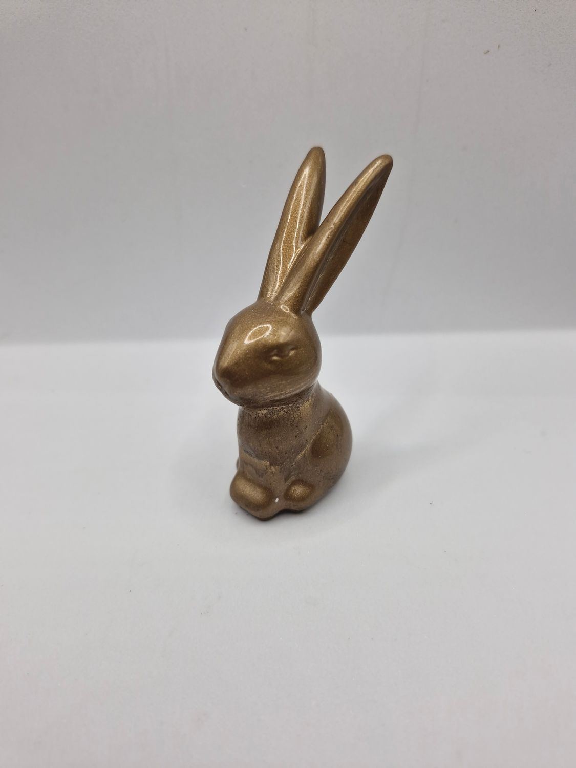 Gold Shining Resin Bunny