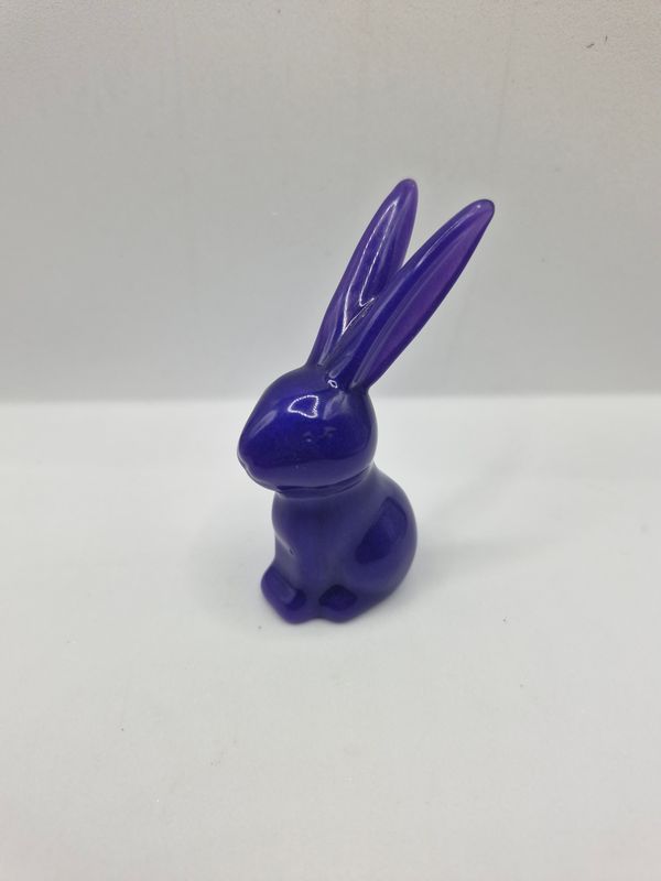 Purple Resin Bunny