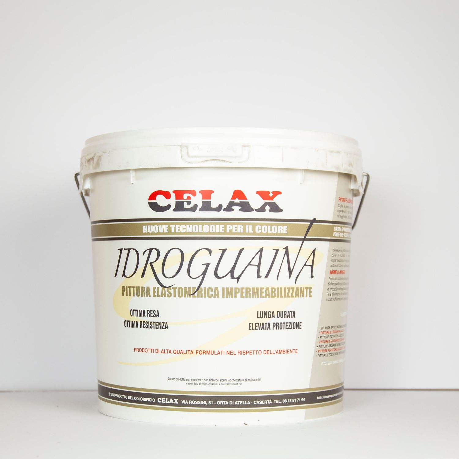 Idroguaina, idropittura elastica impermeabilizzante