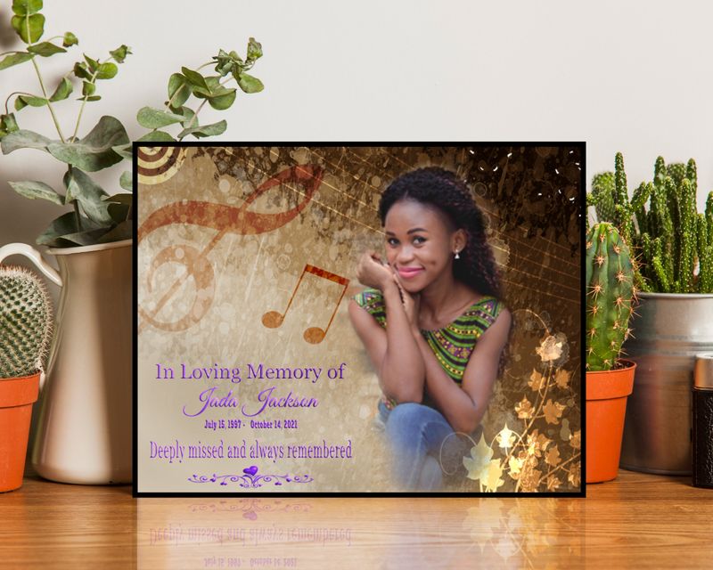 Custom &quot;In Loving Memory&quot; Canvas #3