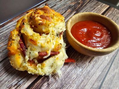 Sourdough Pepperoni Rolls