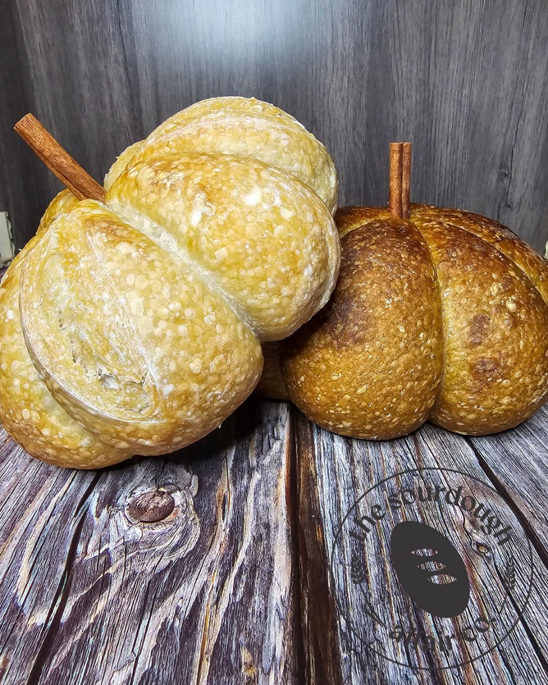 Pumpkin Shaped Sourdough