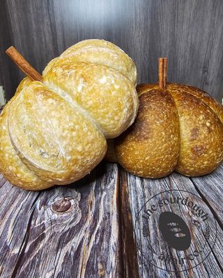 Pumpkin Shaped Sourdough