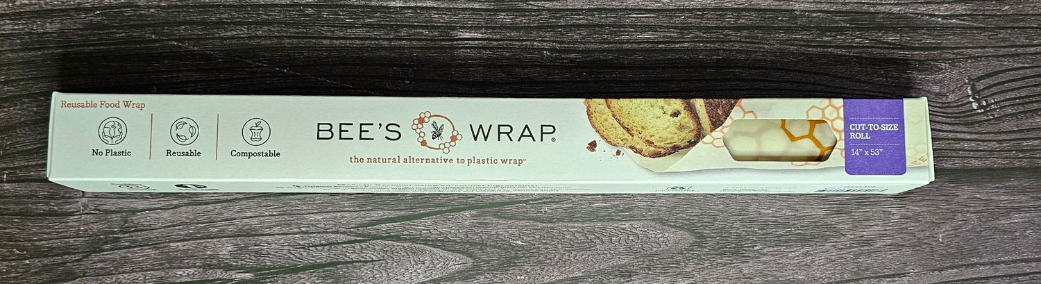 Reusable Beeswax Food Wrap Roll